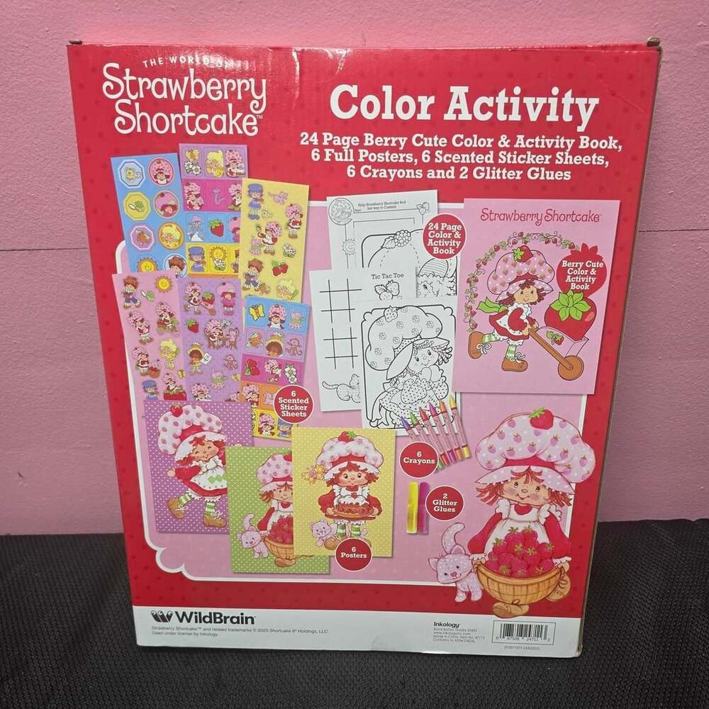 Strawberry Shortcake Color Activity Set - Picture 3 of 3